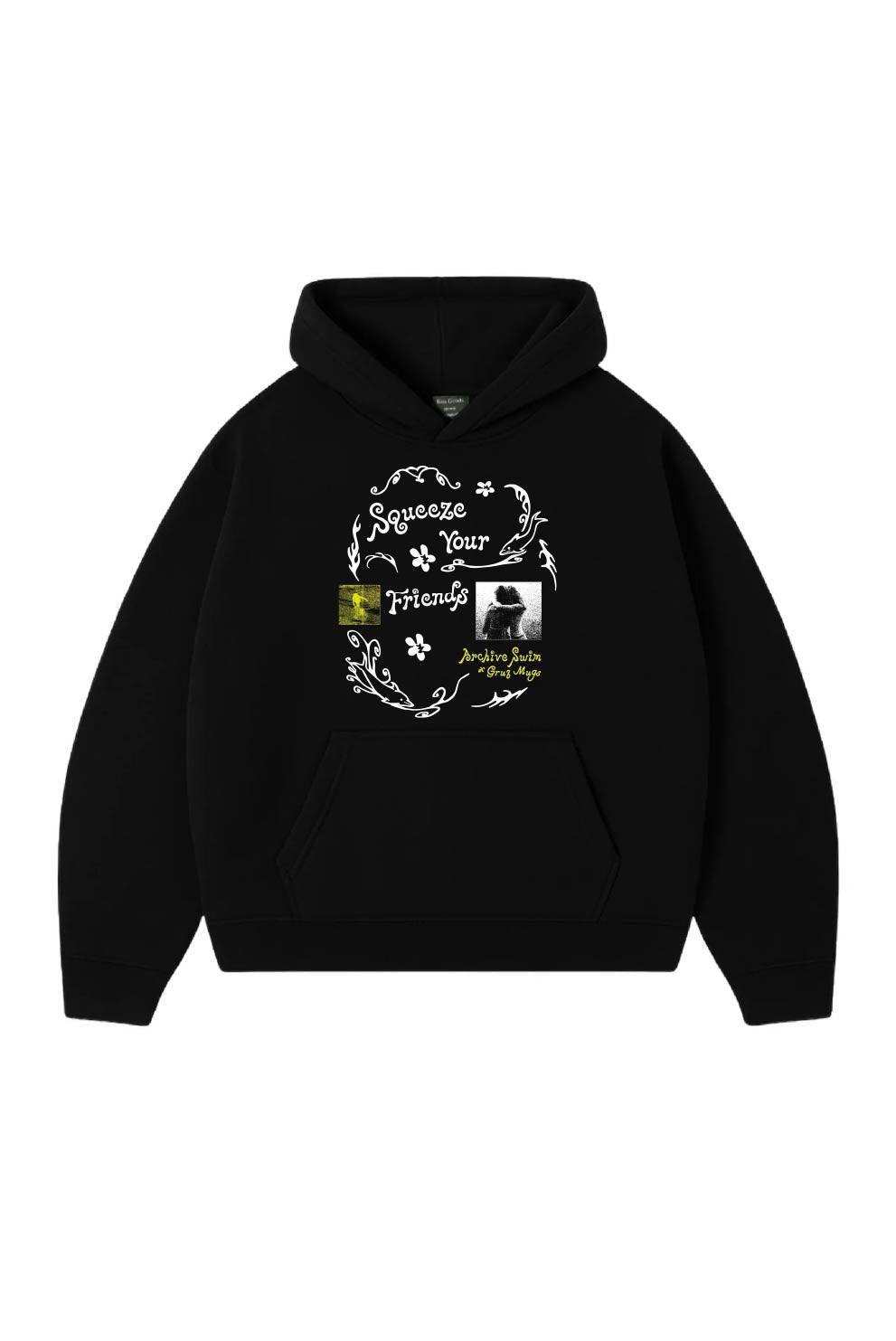 Squeeze Your Friends Hoodie Archive Swim x Grub Mugs Collab